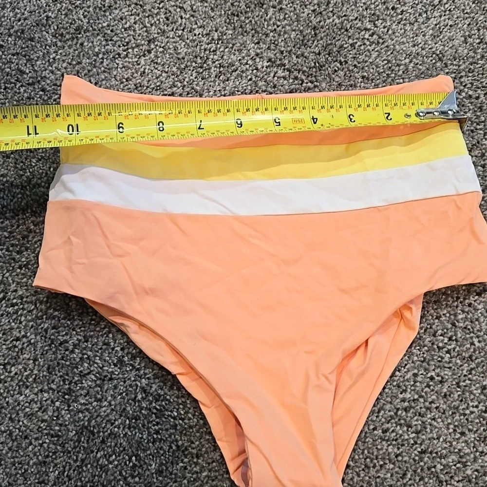 NWOT L Space Women High Top Bikini Swim Bottom Sz S